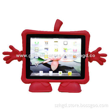 Tablet PC Sleeve for iPad 2/3/4, Drop Resistant with Two Feet to Handle, Made of EVA Material